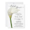 Beautiful White Calla Lily Floral Bridal Shower