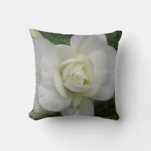 Beautiful White Carnation Pillow