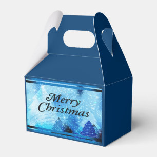 Beautiful, White Christmas Favor Box