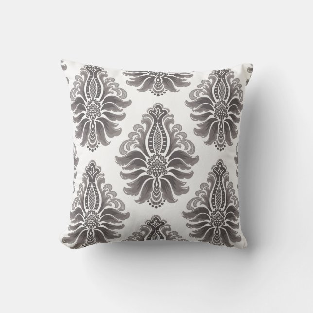 Beautiful white colour pillow design   (Front)