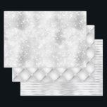 Beautiful White Designs Wedding Events Wrapping Paper Sheet<br><div class="desc">This design was created though digital art. It may be personalized by choosing the customize option. Contact me at colorflowcreations@gmail.com if you with to have this design on another product. Purchase my original abstract acrylic painting for sale at www.etsy.com/shop/colorflowart. See more of my creations or follow me at www.facebook.com/colorflowcreations, www.instagram.com/colorflowcreations,...</div>