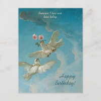 Beautiful white doves rose CC1262 Boucher Birthday