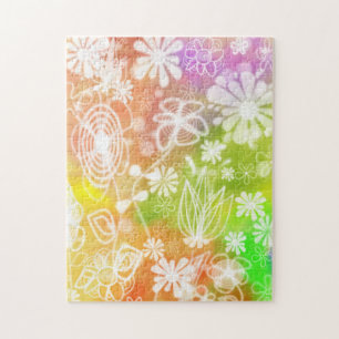 Beautiful White Flowers - Nature  - Jigsaw Puzzle
