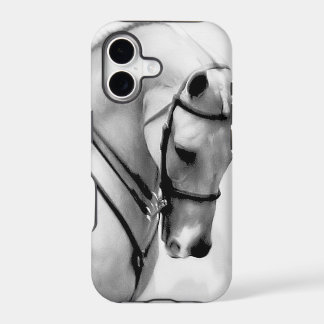 Beautiful white Horse head