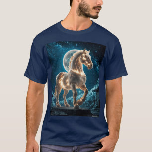 Beautiful White Lights Horse T-Shirt