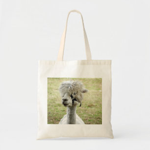 Beautiful White Llama Tote Bag
