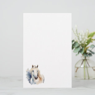 Beautiful White Stallion Stationery