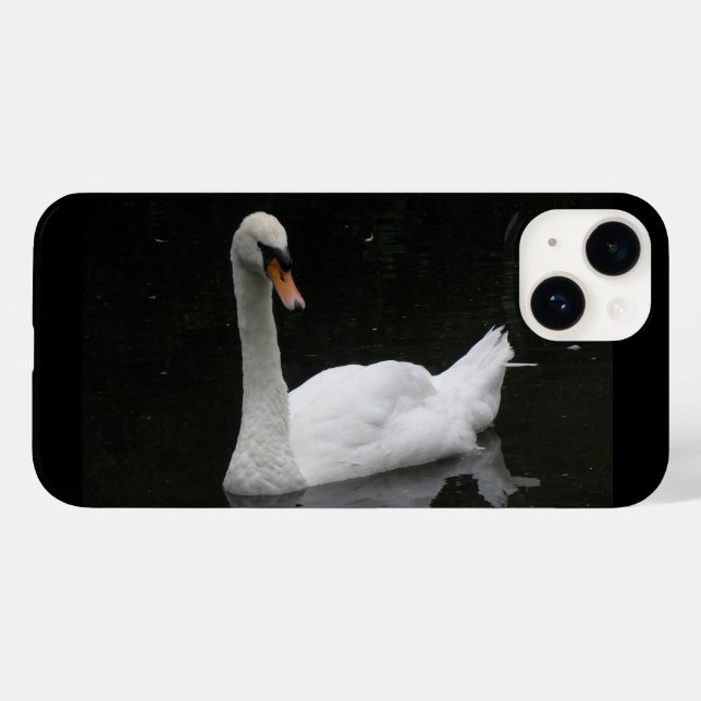 Beautiful White Swan Case-Mate iPhone Case (Back (Horizontal))