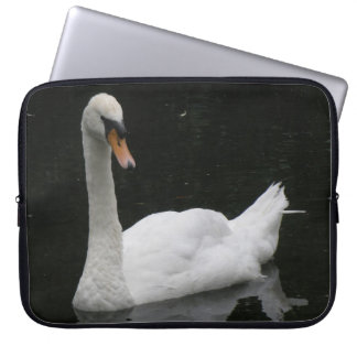 Beautiful White Swan Laptop Sleeve
