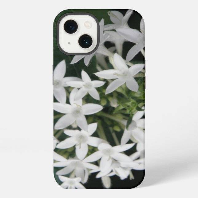 Beautiful White Tropical Flowers iPad Case (Back)