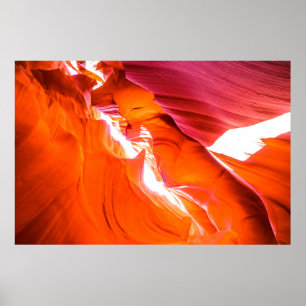 Beautiful wide angle view of amazing sandstone for poster