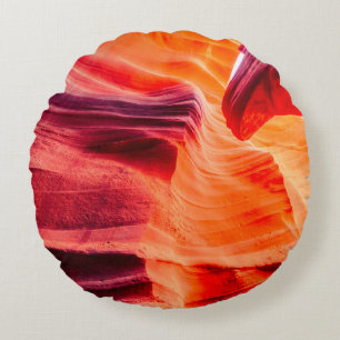 Beautiful wide angle view of amazing sandstone for round pillow