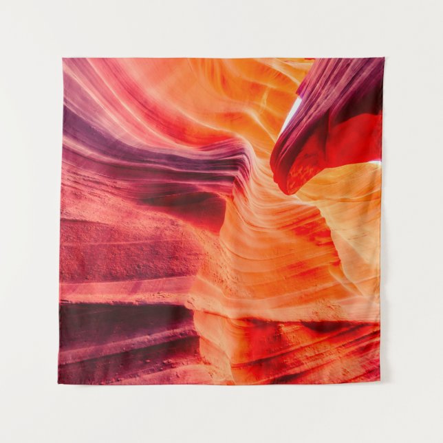 Beautiful wide angle view of amazing sandstone for tapestry (Front)