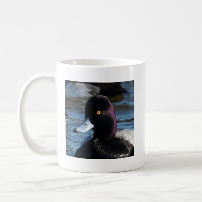 Beautiful Wild Duck - Lesser Scaup Drake Coffee Mug (Left)