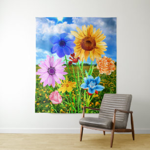 Beautiful Wild Flowers in Nature - Spring Tapestry