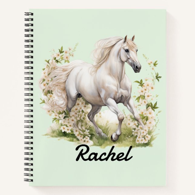 Beautiful Wild Horses Notebook (Front)