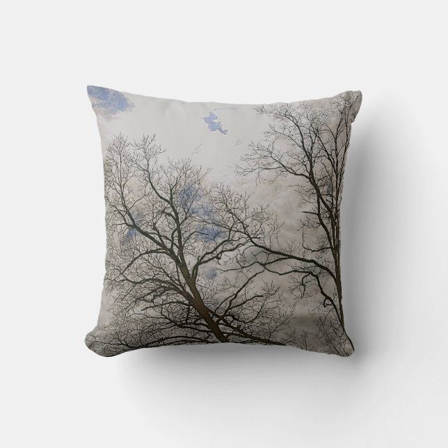 Beautiful Wilderness Scene from Nature Throw Pillow (Front)