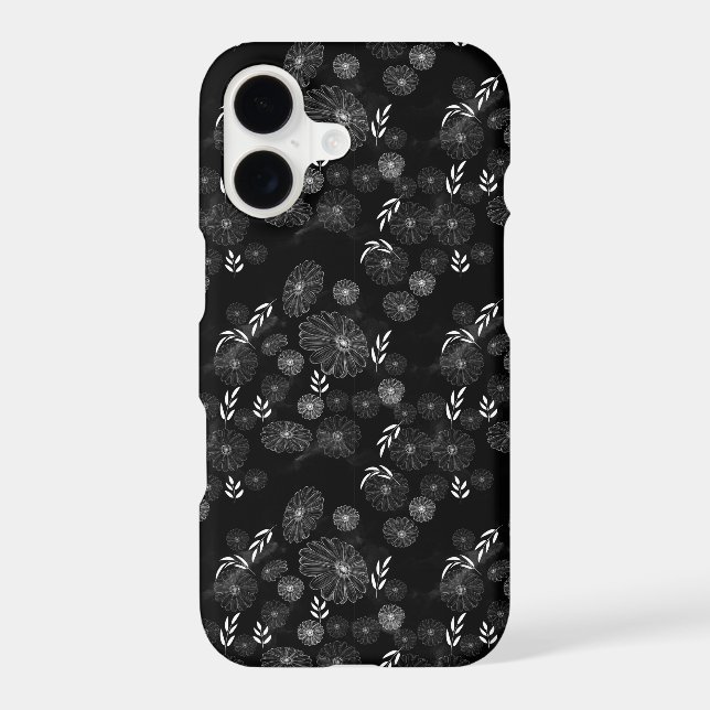 Beautiful Wildflower Doodles Pattern  Case-Mate iP (Back)