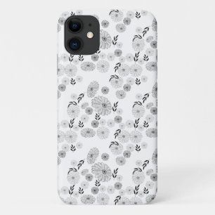 Beautiful Wildflower Doodles Pattern  Case-Mate iP iPhone 11 Case