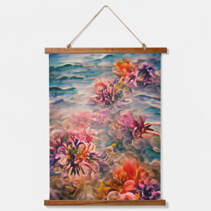 Beautiful Wildflower Fantasy Art Hanging Tapestry