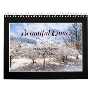 Beautiful Winter 2020 Calendar By Tom Minutolo