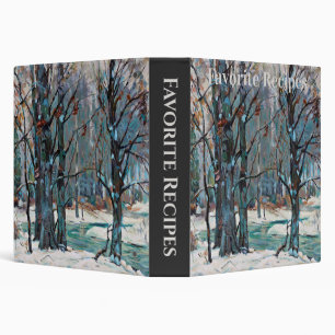 Beautiful Winter in Colourful Art Binder