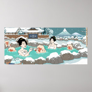  Beautiful winter snowy scenery   Poster