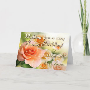 Beautiful "Wishing You A Very Happy Birthday" Card