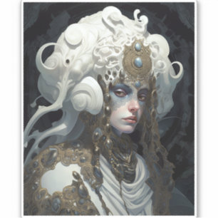 Beautiful Witch Demon Queen Fantasy Art