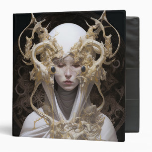 Beautiful Witch Demon Queen Fantasy Art Binder