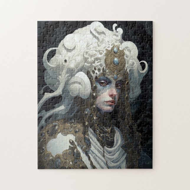 Beautiful Witch Demon Queen Fantasy Art Jigsaw Puzzle (Vertical)