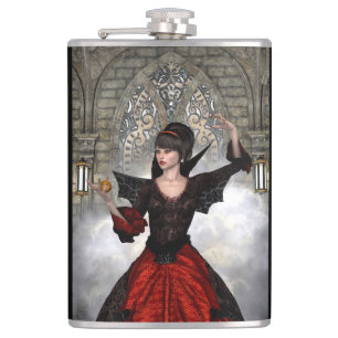 Beautiful Witch Hip Flask