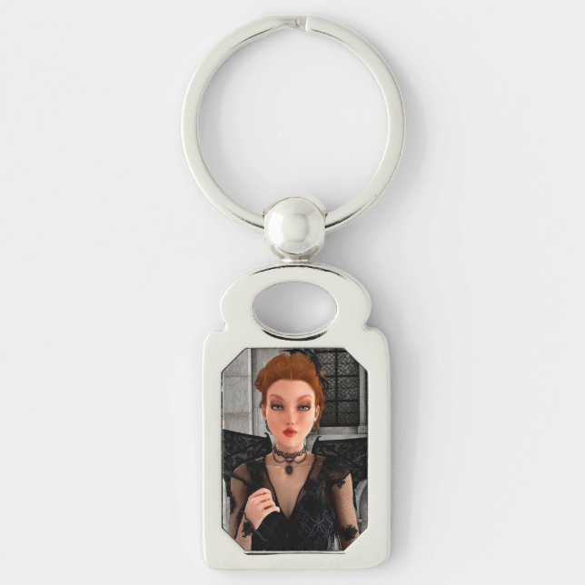 Beautiful Witch Keychain (Front)