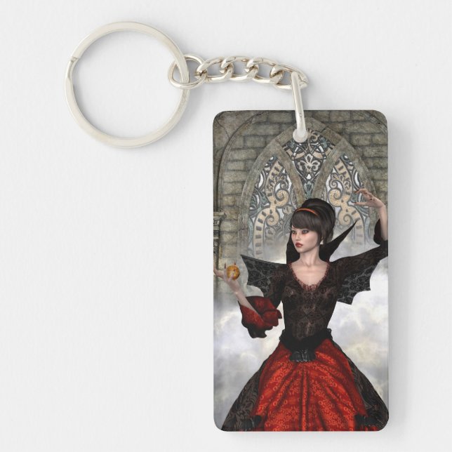 Beautiful Witch Keychain (Front)