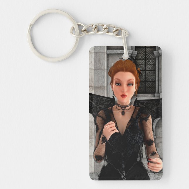 Beautiful Witch Keychain (Front)