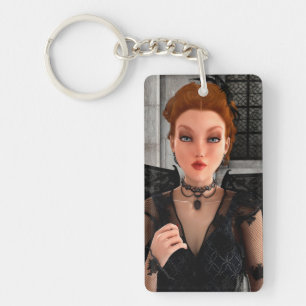 Beautiful Witch Keychain
