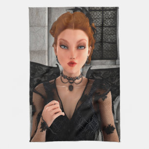 Beautiful Witch Kitchen Towel