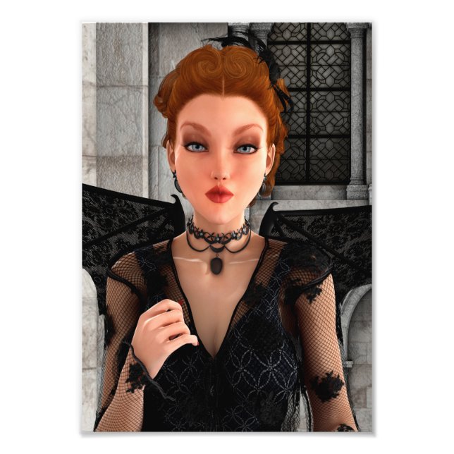 Beautiful Witch Photo Print (Front)