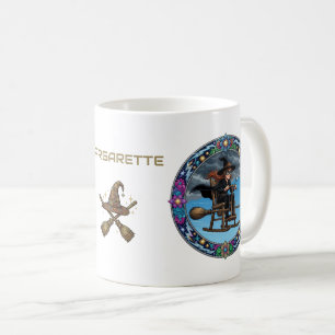 Beautiful Witch Pilot Coffee Mug