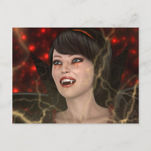 Beautiful Witch Postcard