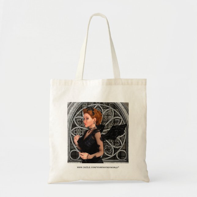 Beautiful Witch Tote Bag (Front)