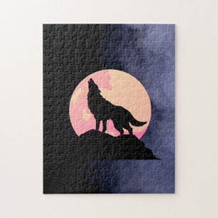 beautiful wolf jigsaw puzzle