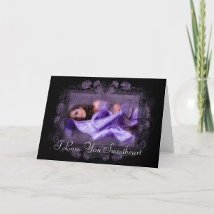 Beautiful Woman 2 I Love You Greeting Card