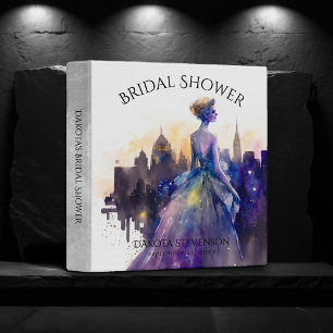 Beautiful Woman   Abstract Fairytale City Princess Binder