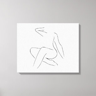 Beautiful woman  canvas print