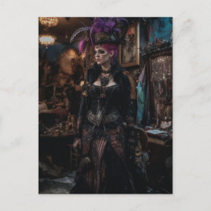 Beautiful Woman in the Costume Shop Postcard