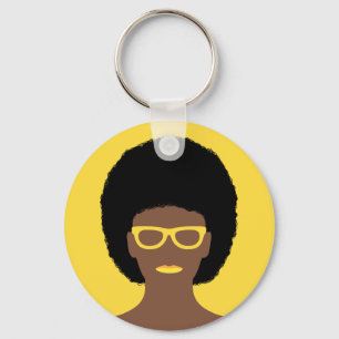 Beautiful Woman Keychain