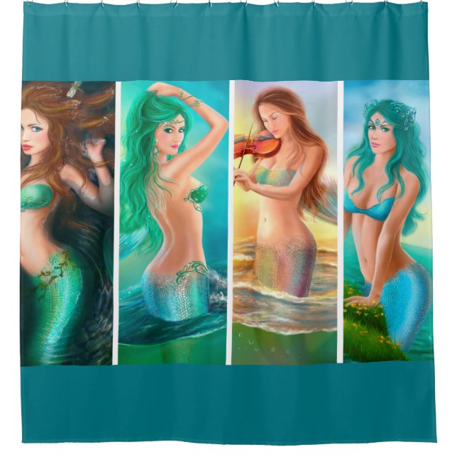 Beautiful Woman mermaids collage (Front)