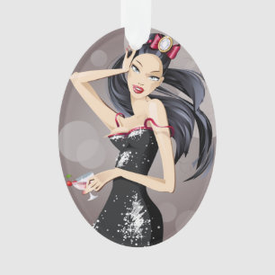 BEAUTIFUL WOMAN ORNAMENT