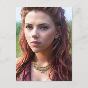 Beautiful Woman Postcard